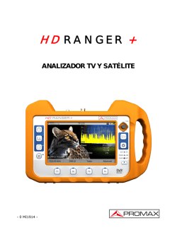 Manual de instrucciones HD RANGER+ (medidor de campo)