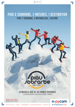 PIAU & SOBRARBE, 2 NATURES, 1 DESTINATION