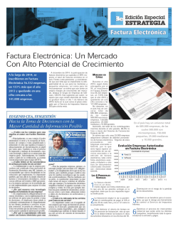 Factura Electrónica: Un Mercado Con Alto Potencial de Crecimiento