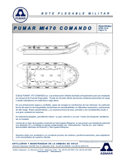 características pumar mi 470 comando