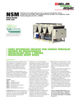 • ALTAS EFICIENCIAS INCLUSO CON CARGAS