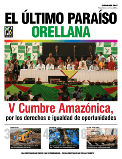 revista institucional junio 2015 - Gobierno Provincial de Orellana
