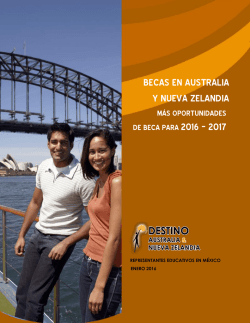 Descarga aqui el Catalogo de Becas en Australia
