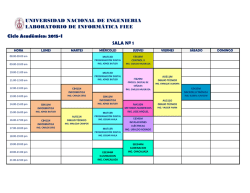 Horarios