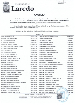 anuncio - Ayuntamiento de Laredo
