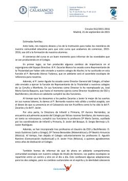 carta completa - Colegio Calasancio