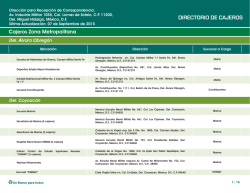 directorio de cajeros - Banco Nacional del Ejército Fuerza Aérea y
