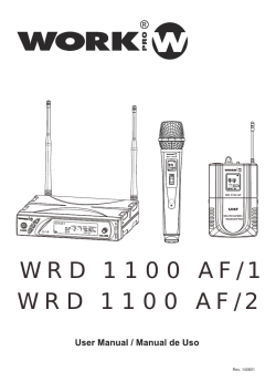 WRD 1100 AF/1 - WORK PRO Audio