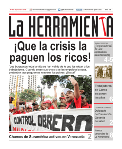 "La Herramienta" N° 12 - Septiembre 2015