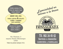 Área de reparto Lugo - Parrillada Fonsagrada 982 24 65 62