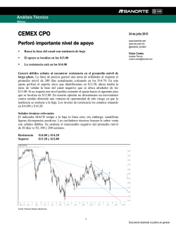 CEMEX CPO - Casa de Bolsa Banorte