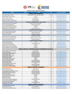 Directorio General 2015 - APC