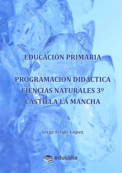 programaci&oacute;n did&aacute;ctica c. naturales clm 3 primaria - E