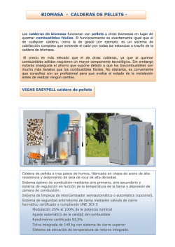 BIOMASA - CALDERAS DE PELLETS -