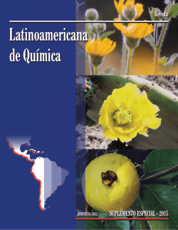 Book of abstracts - Revista Latinoamericana de Química