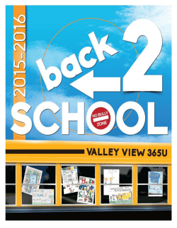BTS Book 2015-16 - Valley View School District 365U
