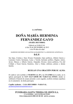 do&ntilde;a mar&iacute;a herminia fern&aacute;ndez gayo