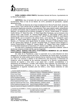 N&ordm; 2/2.015 1 DO&Ntilde;A CARMEN L&Oacute;PEZ PRIETO, Secretaria General