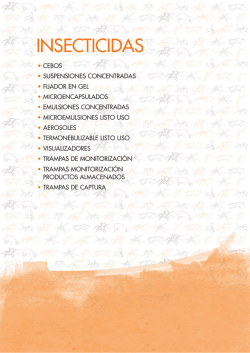 INSECTICIDAS - GMB Internacional