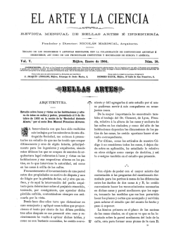 EL ARTE Y LA CIENCIA. Tomo V No. 10
