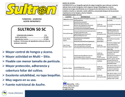 SULTRON 50 SC - Maxcaribe SRL