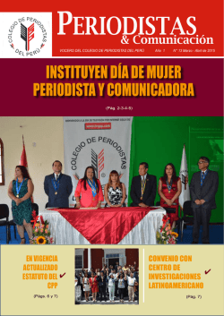 Boletín Periodistas y Comunicación Nº13