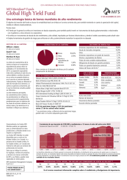 MFS US High Yield Bond