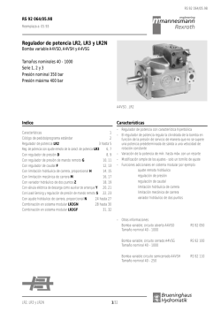 Regulador de potencia LR2, LR3 y LR2N