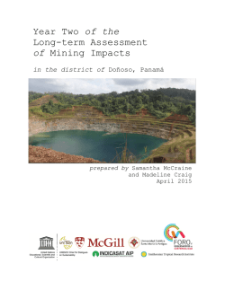 Year Two of the Long-term Assessment of Mining