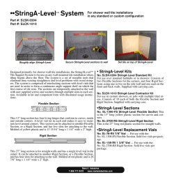 • StringA-Level Kits •StringA-Level Sections •StringA