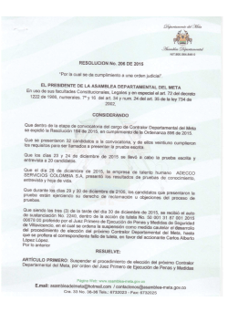 Descargar la norma RESOLUCIÓN 206 Tipo de archivo: pdfTamaño