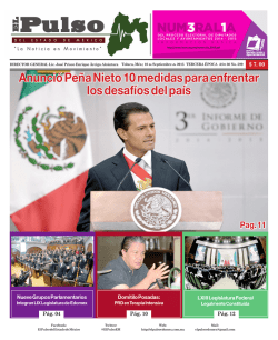 Anunció Peña Nieto 10 medidas para enfrentar