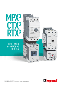 PROTECCIÓN Y CONTROL DE MOTORES
