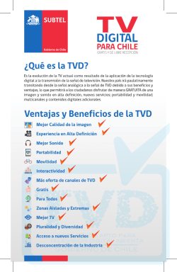 Ventajas y Beneficios de la TVD