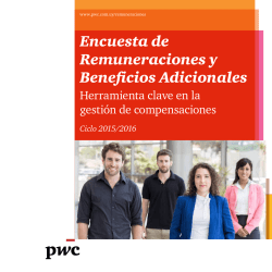 Encuesta de Remuneraciones y Beneficios