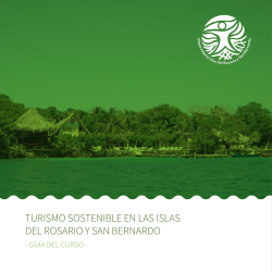 turismo sostenible en las islas del rosario y san bernardo