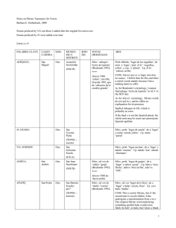 1 Notes on Mixtec Toponyms for Towns Barbara E. Hollenbach