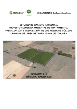 ESTUDIO DE IMPACTO AMBIENTAL PROYECTO COMPLEJO