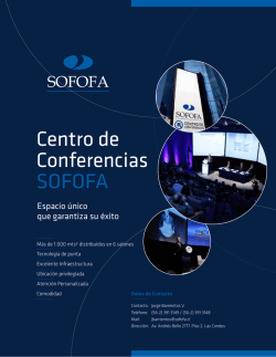 Centro de Conferencias SOFOFA