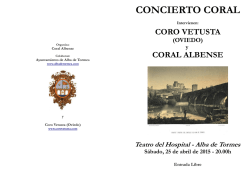 Concierto Alba de Tormes-25 de abril de 2015