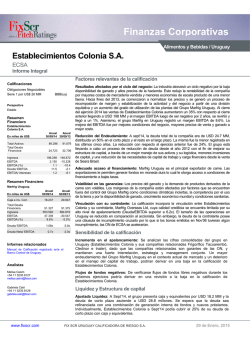 Establecimientos Colonia SA