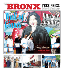BRONXThe Community`s Bilingual Newspaper