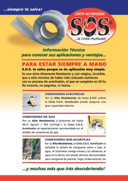 SOS Brochure español1