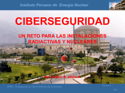 IPEN - Ciberseguridad - Instituto Peruano de Energía Nuclear