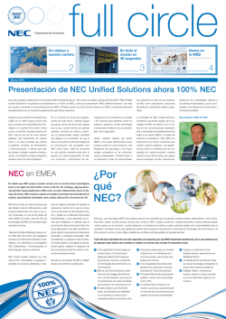 ¿Por qué NEC? - NEC Development Section