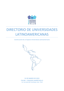 Directorio de universidades latinoamericanas