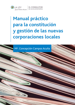 Manual práctico para la constitución y gestión de