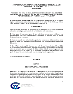 COOPERATIVA COOADAMS