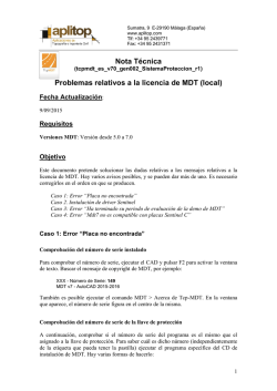 TcpMDT - General - Protección Local