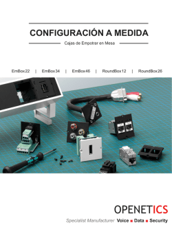 configuración a medida